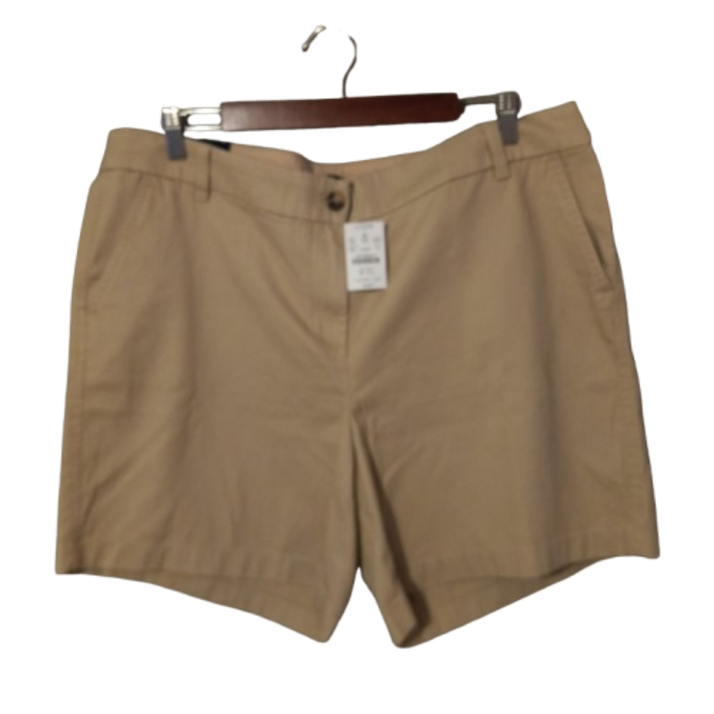 J.Crew 16 Preppy Pocketed Khaki Shorts New - Picture 3 of 12